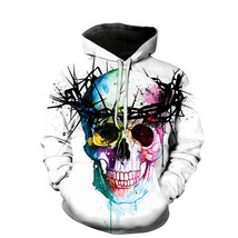 Youth 3D Printed Skull Hoodie - £16.33 GBP+