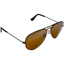 Ray-Ban (B&amp;L) Vintage Sunglasses Bausch &amp; Lomb Aviator Black Metal USA 58 mm - £156.36 GBP