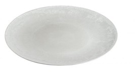 New decorative plate, gray / white, Polyresin / resin, handmade, *Germany* - $9.56