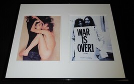 Yoko Ono &amp; John Lennon Framed 16x20 Photo Display  - £62.29 GBP