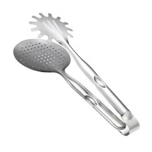 Kitchen Tong with Skimmer and Pasta Server Function Stainless Steel Deep Fried T - £32.11 GBP