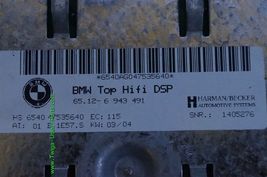BMW Top Hifi DSP Logic 7 Amplifier Amp 65.12-6 943 491 Herman Becker image 10