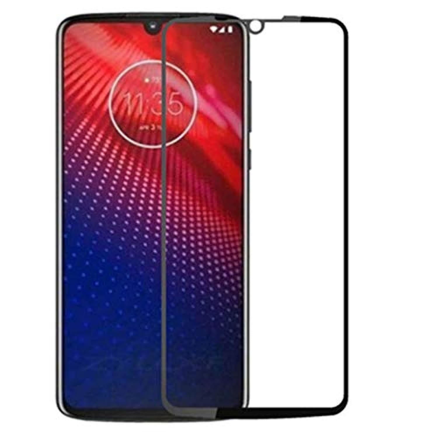 Primary image for For Motorola Moto Z4 Full Coverage Screen Protector Tempered Glass - [2 Pack] An
