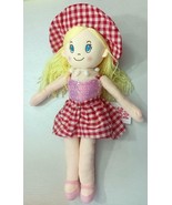 22&quot; Sophie Rag Doll Red Gingham Dress and Hat - $28.73 CAD
