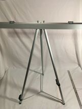 NEW SILVER LEIGHTWEIGHT ADJUSTABLE ALUMINIUM FLIP CHART PRESENTATION ART... - $17.85 CAD