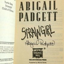 Strawgirl by Abigail Padgett Female Sleuth Paperback Mystery SIGNED COPY image 3
