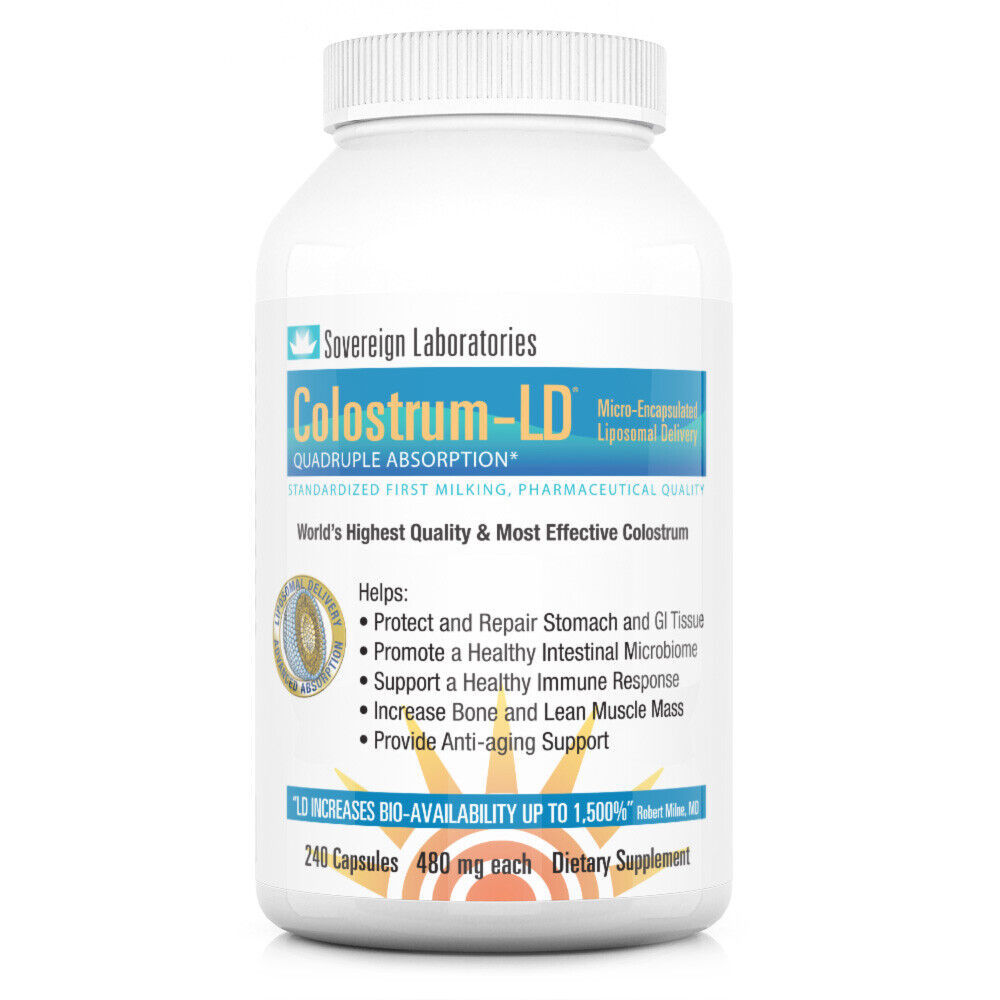 Primary image for Colostrum-LD 480 mg Capsules with Proprietary Liposomal Delivery (LD)