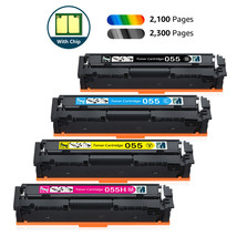 4PK CRG-055 BCMY Toner Compatible For Canon 055H imageCLASS MF745Cdw Wit... - £50.14 GBP
