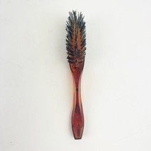 NEW Vintage Avon Tortoise Brown Mini 6&quot; Hair Brush Bristles Small No Box - £15.01 GBP