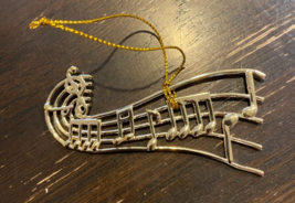 Silver Music Notes and Staff Tree Ornament 3 inches - €7,61 EUR Silver Music Notes and Staff Tree Ornament 3 inches - €7,61 EUR