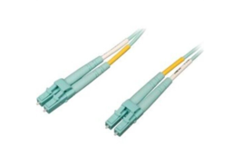 TRIPP LITE 10 Gb/100 Gb Duplex Multimode 50/125 OM4 LSZH Fiber Patch Cable, Aqua - £62.79 GBP