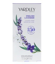 English Lavender By Yardley of London 3 Luxury Soaps - £27.17 GBP