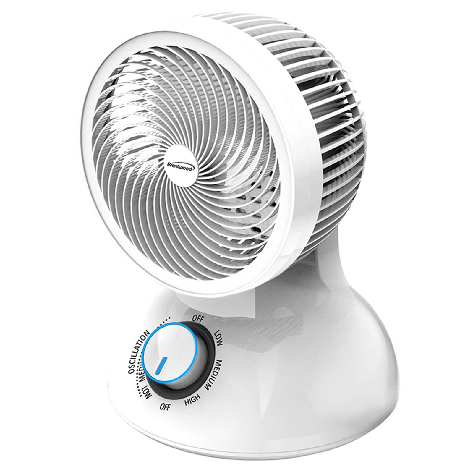 Primary image for Brentwood 6 Inch Three Speed Oscllating Circulator Desktop Fan with Timer and R