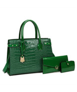 Pantent Leather Crocodile Handbag - £36.19 GBP+