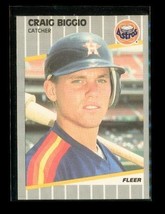 Vintage 1989 FLEER Baseball Trading Card #353 CRAIG BIGGIO Houston Astros - £7.74 GBP