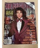 Revista 1985 Éxito Parader Krokus Cfold David Lee Roth Iron Maiden W. A.... - £11.39 GBP
