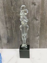 Murano Glass Lover Embrace Statue 17&quot; Rossi Made for Seligman Giorgio Ga... - £253.01 GBP