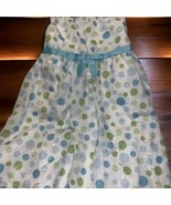 Bonnie Jean Size 4T Girls Polka Dot Party Dress Green White Blue Spring ... - $18.32