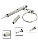 2pcs 3in1 Mini Tool Key Chain Eyeglasses Watch Phone Repair Screwdriver Kit - $6.72 CAD