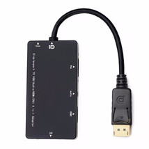 Displayport 1.2A To 4K Hdmi Dual Link Dvi Vga Passive Adapter 4 In 1 Wit... - £25.20 GBP