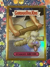 2022 Topps Chrome Garbage Pail Kids Gold Refractor #197b Starchy Archy SN 40/50✨ - £21.20 GBP