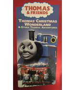 Thomas &amp; Friends VHS THOMAS Christmas Wonderland 2000 Kids Movie-TESTED ... - $34.80
