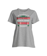 Way to Celebrate Women&#39;s Grandma&#39;s Kitchen Graphic T-Shirt, Gray Size S - $24.18 CAD