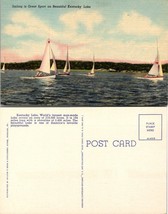 One(1) Kentucky Lake Sailing World&#39;s Largest Man-Made Lake 1930-1945 Postcard - £6.03 GBP