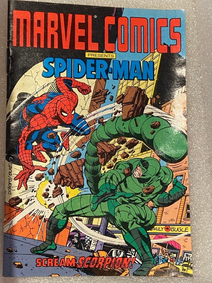 Marvel Mini Comic Presents Spider-Man Scream Scorpion! 4.25&quot; X 6.25&quot; Goo... - $7.99