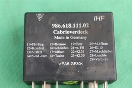 Porsche Boxster 986 Convertible Top Module Relay Cabrioverdeck 986.618.111.02 image 3