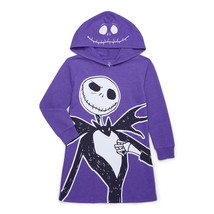 Nightmare Before Christmas Halloween Cosplay Hoodie Dress, Purple Size M(7-8) - £15.29 GBP