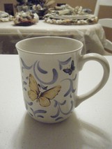 Coffee Mug Butterfly Dance Potpourri Desgn 1995 J Burns Peeples Korea - £3.55 GBP