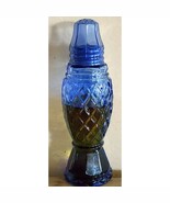 Avon Crystal Point Salt Shaker Pretty Blue Cotillion Cologne Partial SEE... - $168.14 MXN