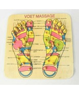 Pedicure feet massage 3D wooden wall hanging Vintage podology foot fetic... - $46.40