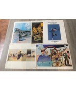 Vintage US Air Force Prints Poster Lot Of 5 USAF Rare  Fine Art Collecti... - €16,28 EUR