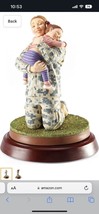 Lenox Thomas Blackshear Home At Last In Ivory Soldier W/DAUGHTER Figurine New - £112.38 GBP