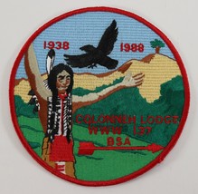 Vintage 1988 Colonneh 137 Red LARGE 50th Anniv. Boy Scouts BSA Backpack Patch - £10.75 GBP