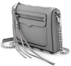 Rebecca Minkoff Avery Crossbody/Shoulder Bag Charcoal Gray Leather - £39.14 GBP