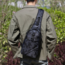 Men Women Shoulder Bag Sling Crossbody Chest Oxford Travel Tactical Backpack  - £27.96 GBP