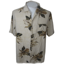 Havana Jack&#39;s Cafe Men Hawaiian camp shirt pit to pit 25 aloha luau tropical - £15.81 GBP