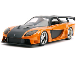 Han&#39;s Mazda RX-7 Orange Metallic and Matt Black and Toyota GR Supra Orange Me... - £25.59 GBP