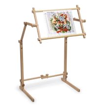 Needlework Floor-Standing Stand Adjustable Frame Made Organic Beech 15.7... - £73.62 GBP