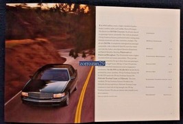 BROCHURE DE VENTE COULEUR VINTAGE GAMME COMPLÈTE CADILLAC 1994 -ÉTATS-UN... - £11.42 GBP