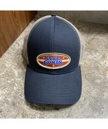 Luke Combs Trucker SnapBack Hat Blue &amp; Beige Outdoor Cap MBW-600 - $34.17 CAD