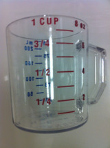 Measuring Cup, Cambro, Model: 1 CUP, 1 PT, 1 QT, 2 QT, 4 QT. - $9.30+