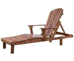 Adirondack Chaise Lounge Chair - Countoured Seat With 6 Reclining Positions - £908.17 GBP