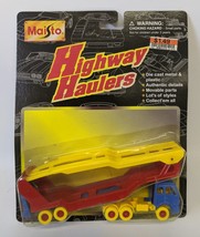 Vintage 1996 Maisto Highway Haulers Double Decker Car Hauler #15021, Sealed - £9.57 GBP