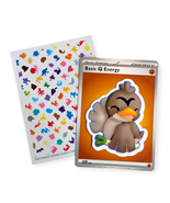 Anime Pokemon Vinyl Sticker (ZZ50): Chibi Farfetch&#39;d with Fighting Energ... - $9.90