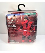 Complete Ninja Boy Kids Costume Cosplay XL (14-16) W/ toy Weapon - £11.76 GBP