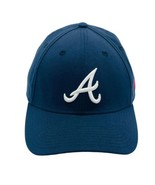 Men&#39;s New Era Navy Blue Atlanta Braves 39THIRTY Flex Hat Medium Large - $19.99